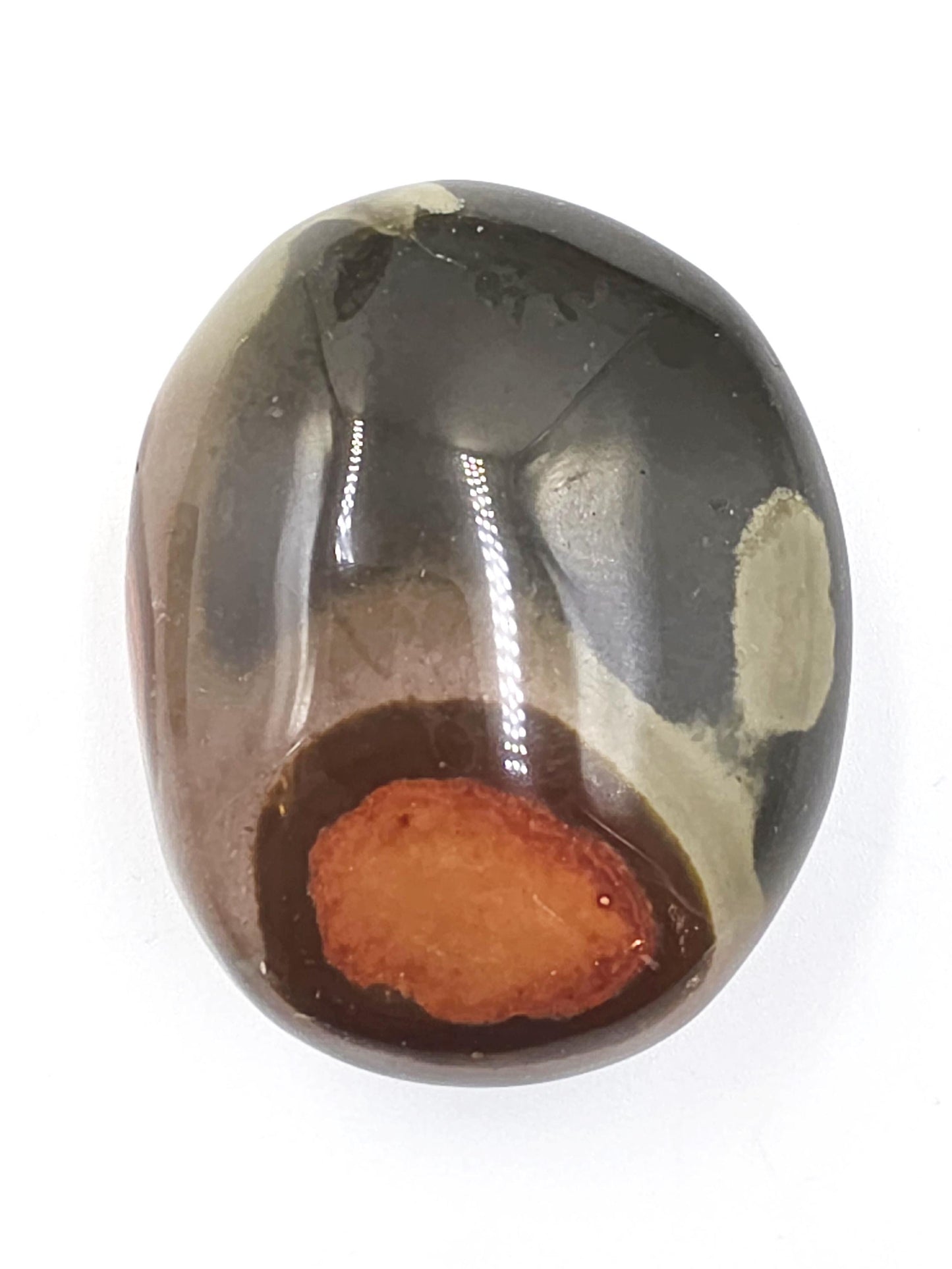 Polychrome Jasper Palm Stone – Grounding, Strength & Nurturing Energy Crystal, 80g