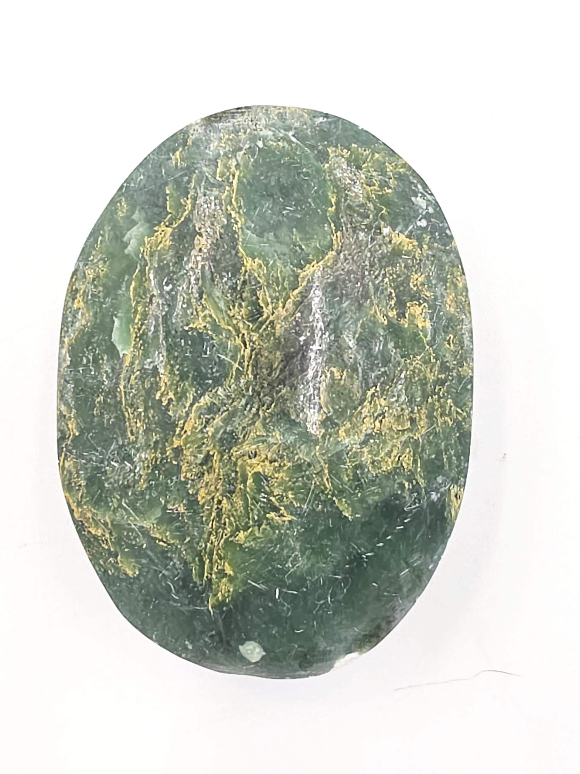 Fuchsite Palm Stone – Heart Healing, Emotional Support & Gentle Calming Crystal, 90g