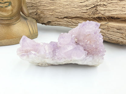 Amethyst Spirit Quartz Cluster - Spiritual Protection, Harmony & High-Vibration Healing Crystal, 255g