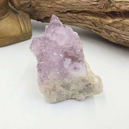 Amethyst Spirit Quartz Cluster - Spiritual Protection, Harmony & High-Vibration Healing Crystal, 255g