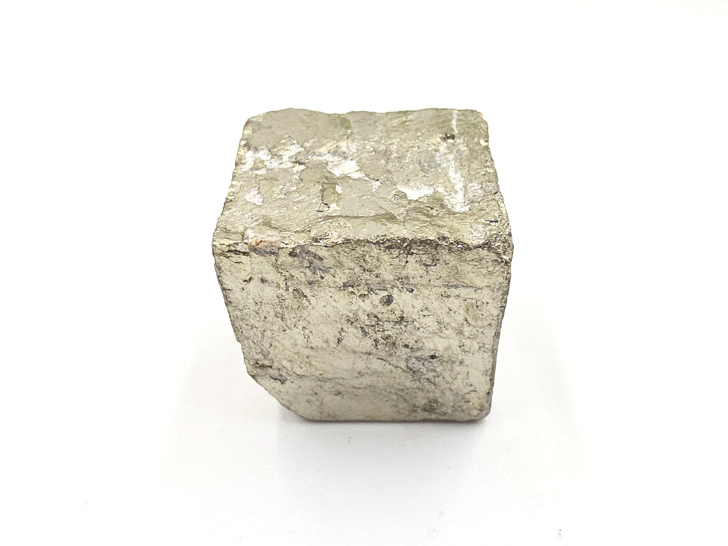 Pyrite Crystal Cube – Abundance, Protection & Confidence Stone | Natural Golden Pyrite, 55g