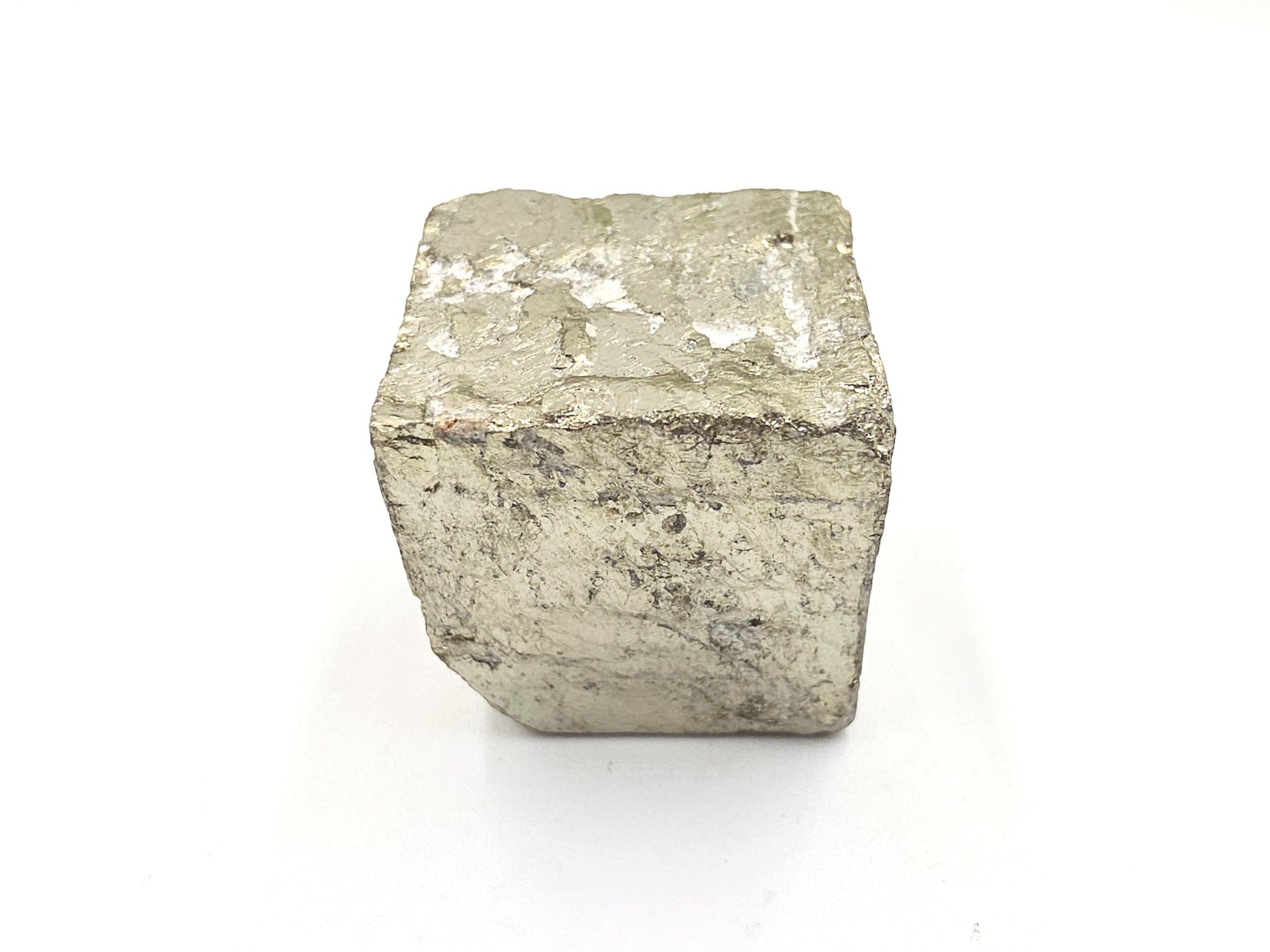 Pyrite Crystal Cube – Abundance, Protection & Confidence Stone | Natural Golden Pyrite, 55g