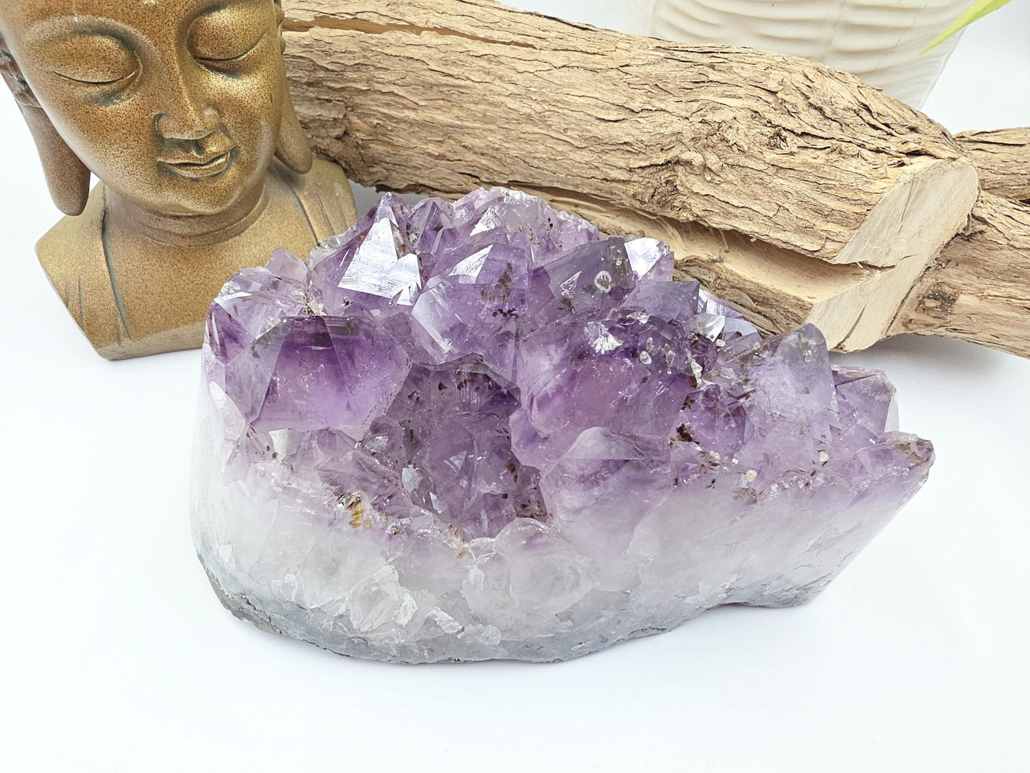 Large Amethyst Rutilated Quartz Cluster – Spiritual Clarity, Amplified Energy & Intuitive Insight Crystal, 1740g