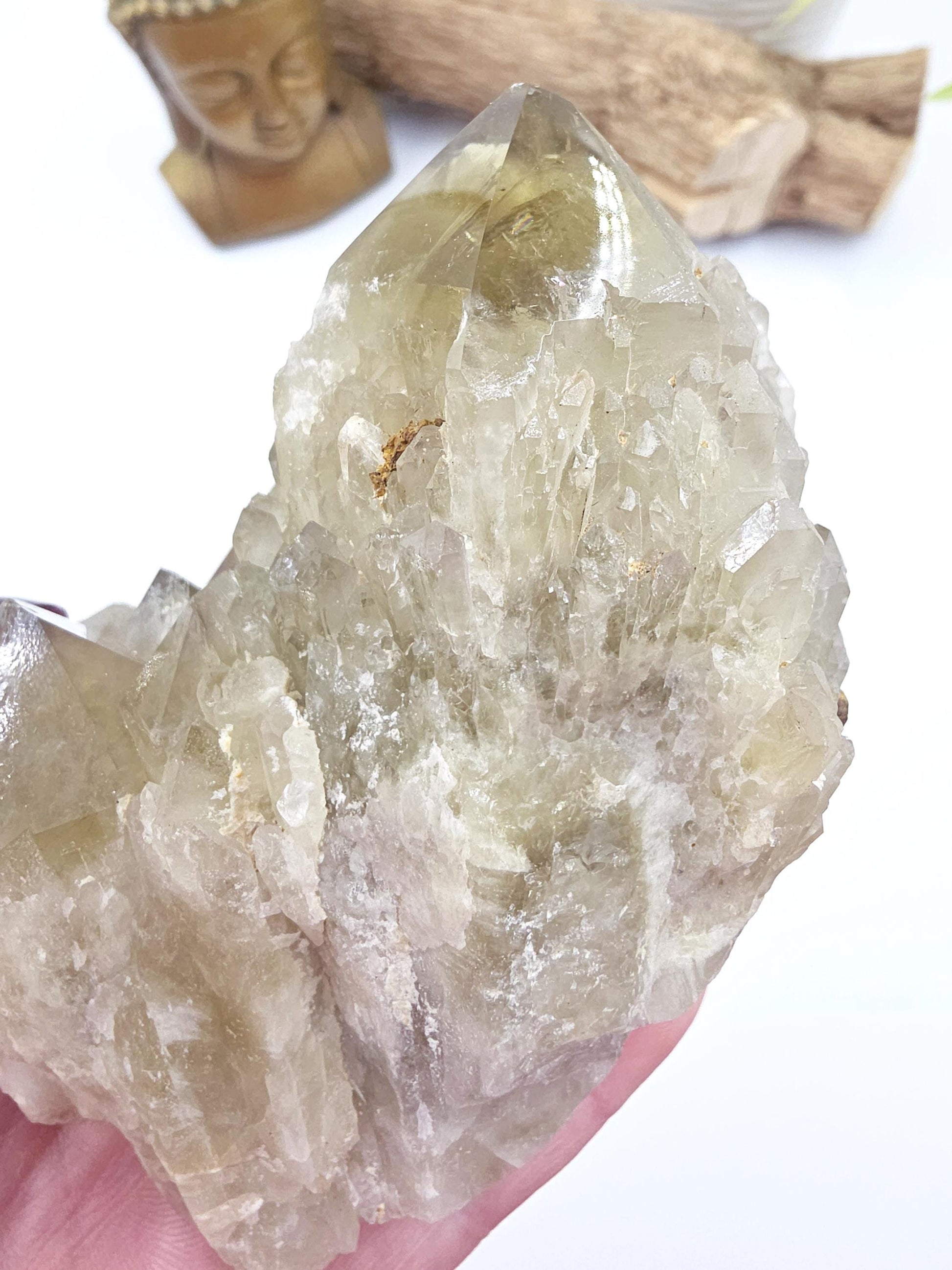Raw Citrine Pineapple Cluster – Abundance, Joy & High-Vibration Solar Energy Crystal, 545g