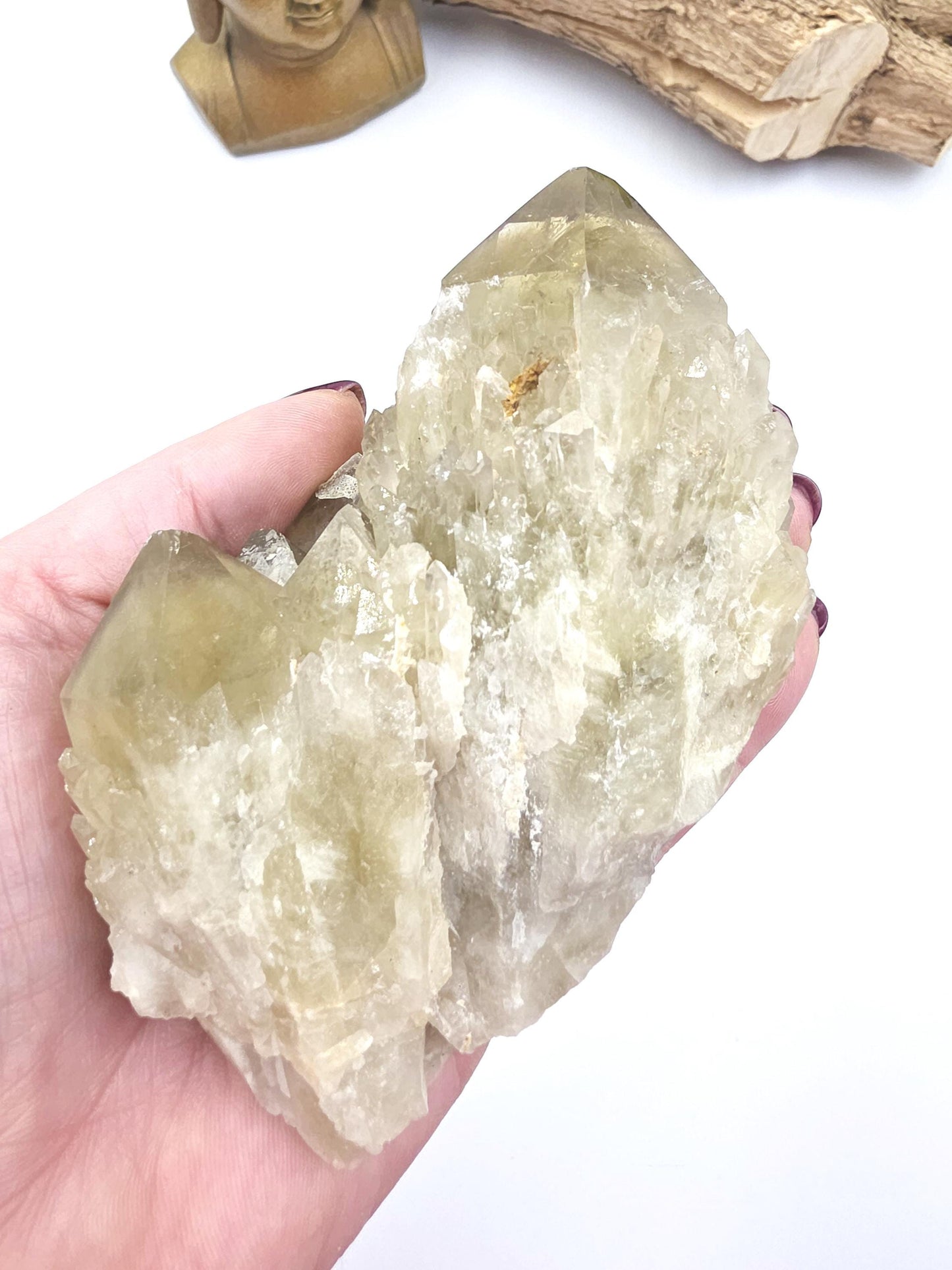 Raw Citrine Pineapple Cluster – Abundance, Joy & High-Vibration Solar Energy Crystal, 545g