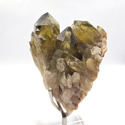 Raw Citrine Cluster with Stand – Abundance, Positivity & Uplifting Solar Energy Crystal, 435g