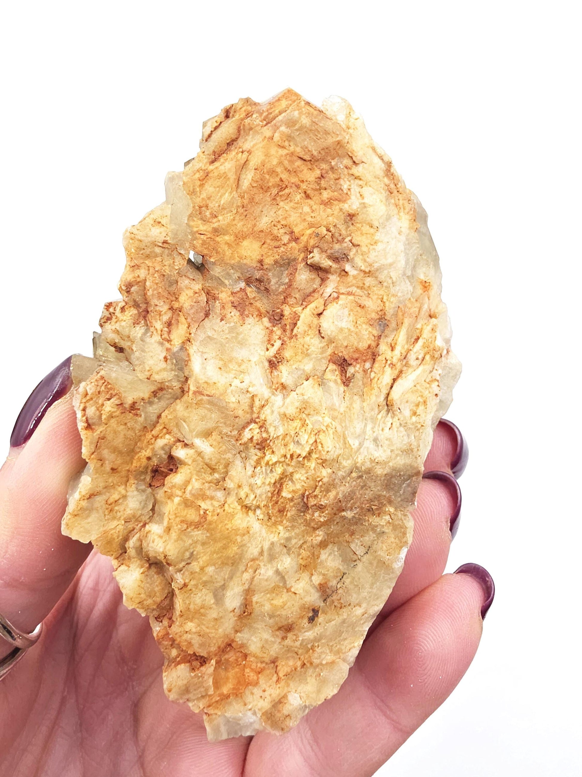 Raw Citrine Cluster with Stand – Abundance, Positivity & Uplifting Solar Energy Crystal, 435g