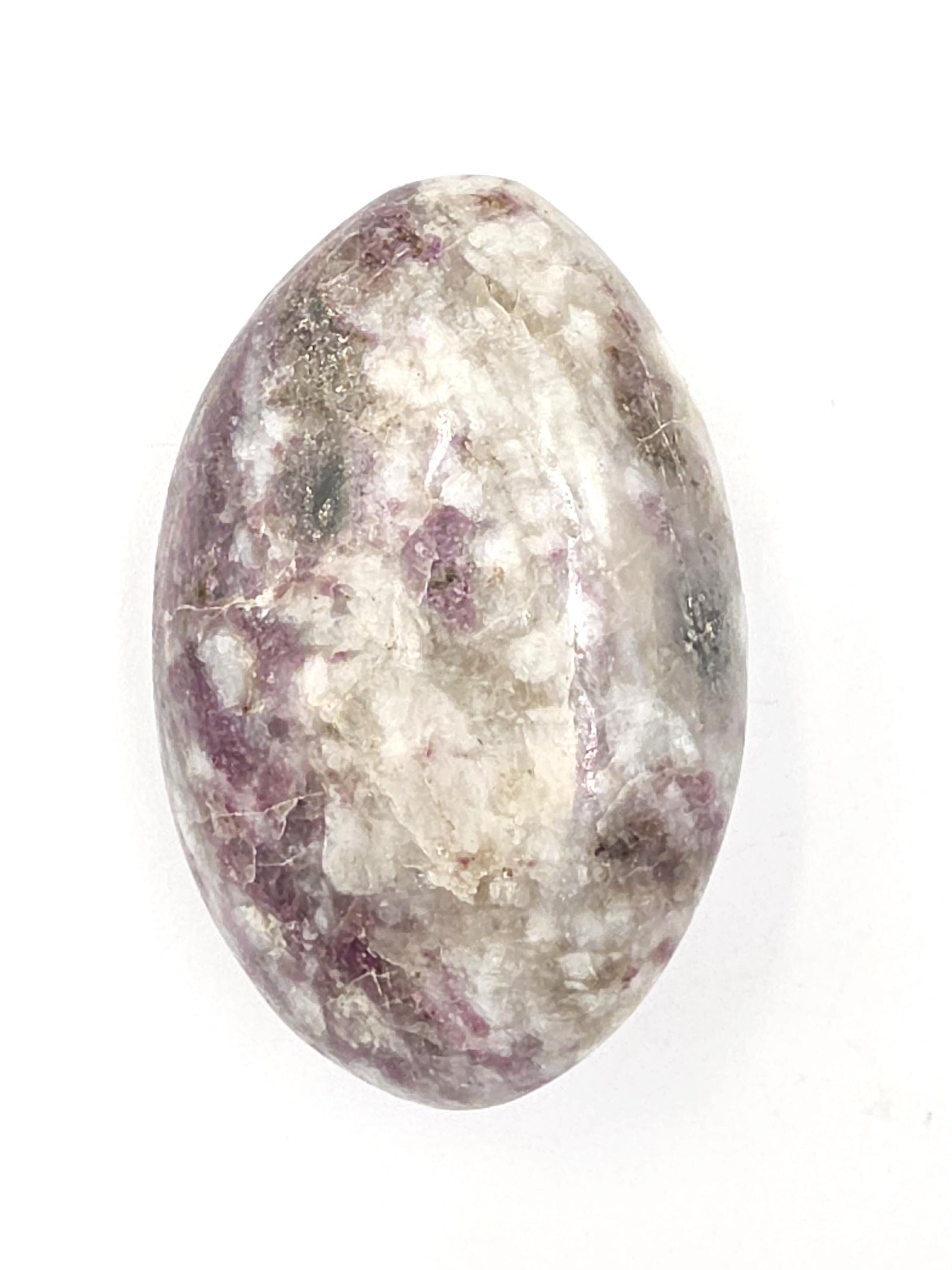 Plum Tourmaline Palm Stone – Love, Compassion & Emotional Healing Crystal, 115g