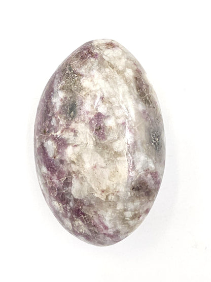 Plum Tourmaline Palm Stone – Love, Compassion & Emotional Healing Crystal, 115g