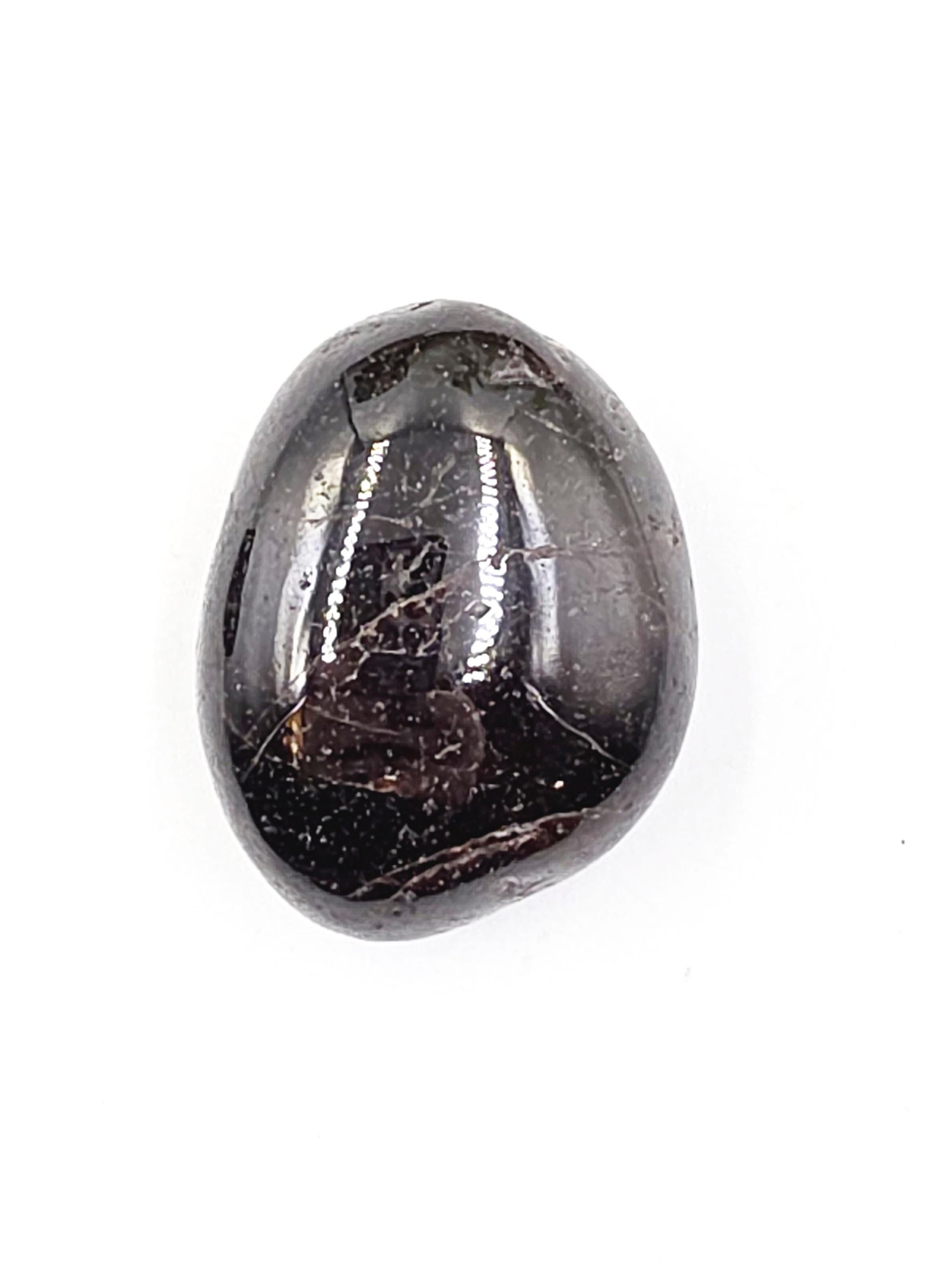 Garnet Palm Stone - Passion, Strength & Grounding Crystal, 70g
