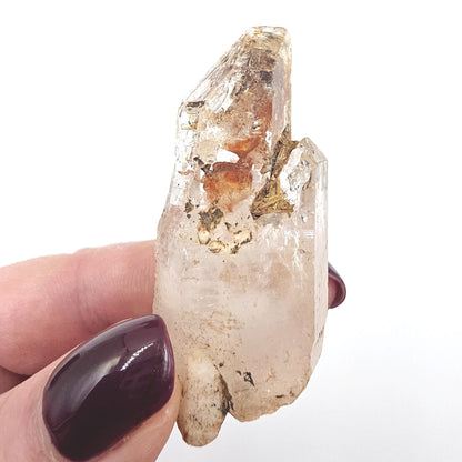 Skeletal Quartz Specimen with Rainbows – Transformation, Grounding & High-Vibration Crystal - 30g
