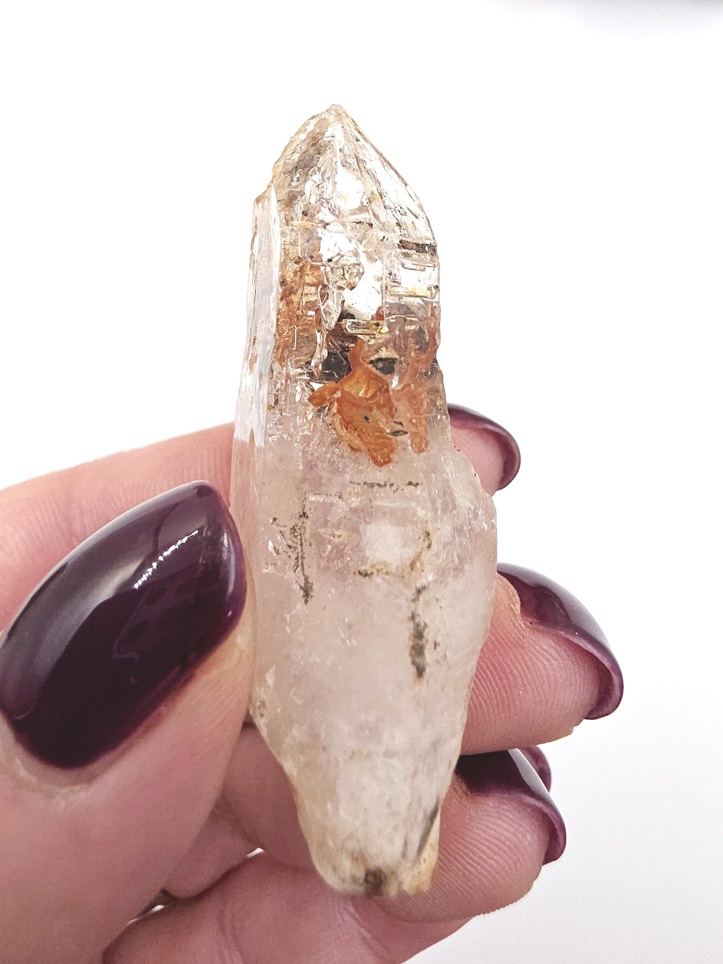 Skeletal Quartz Specimen with Rainbows – Transformation, Grounding & High-Vibration Crystal - 30g
