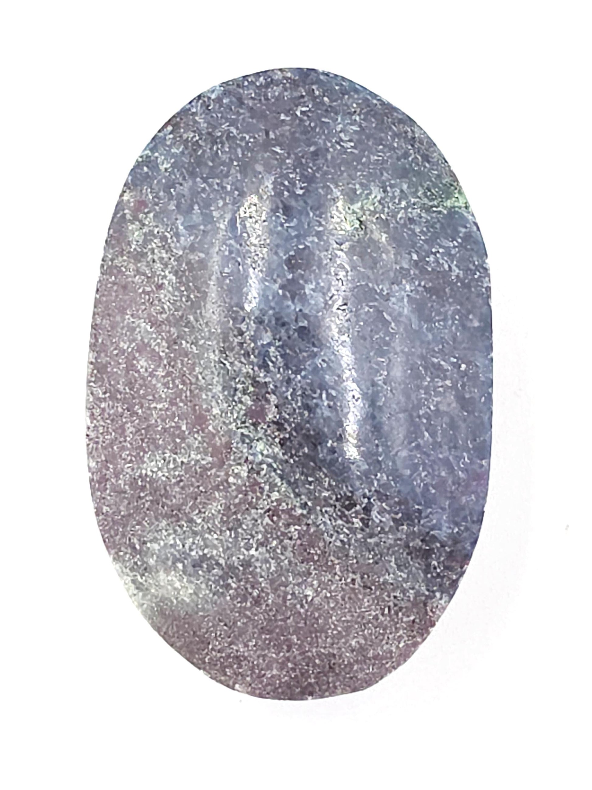 Ruby in Fuchsite Palm Stone (UV Reactive) – Heart Healing, Strength & Emotional Balance Crystal, 110g