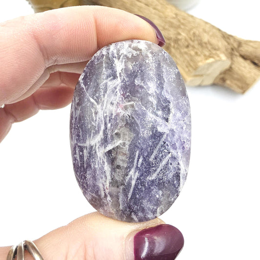 Unicorn Stone Palm Stone (Pegmatite) – Calm, Comfort & Emotional Healing Crystal, 75g