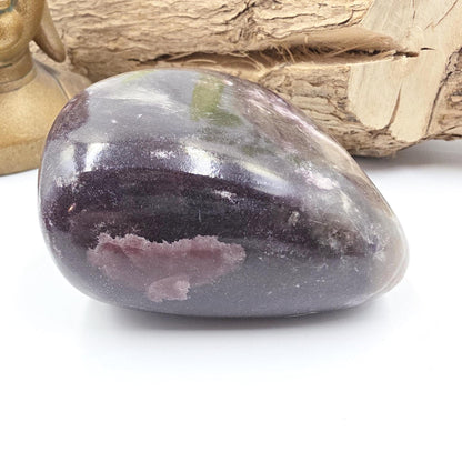 Dark Lepidolite Freeform – Stress Relief, Emotional Balance & Calming Healing Crystal, 625g