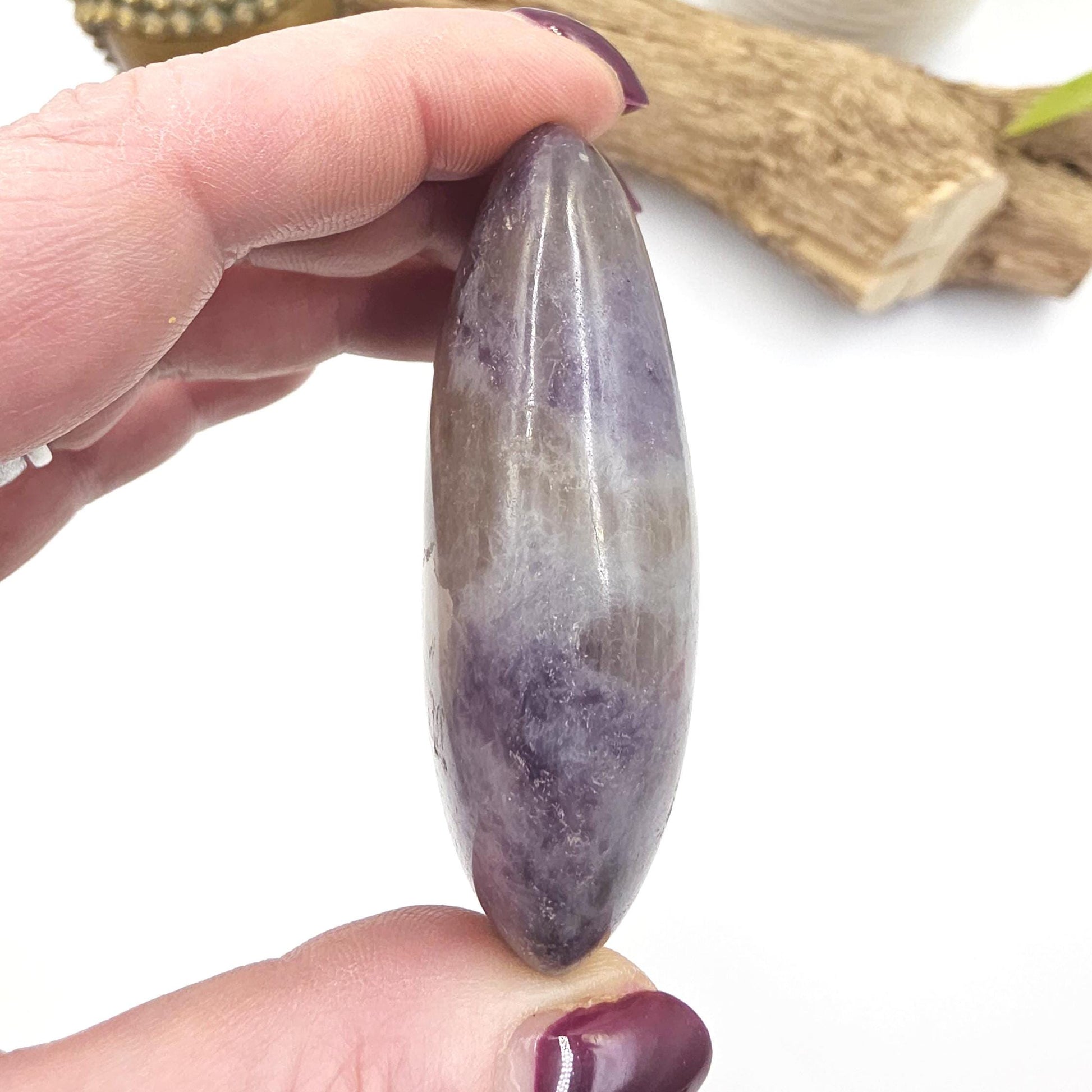 Unicorn Stone Palm Stone (Pegmatite) – Calm, Comfort & Emotional Healing Crystal, 100g