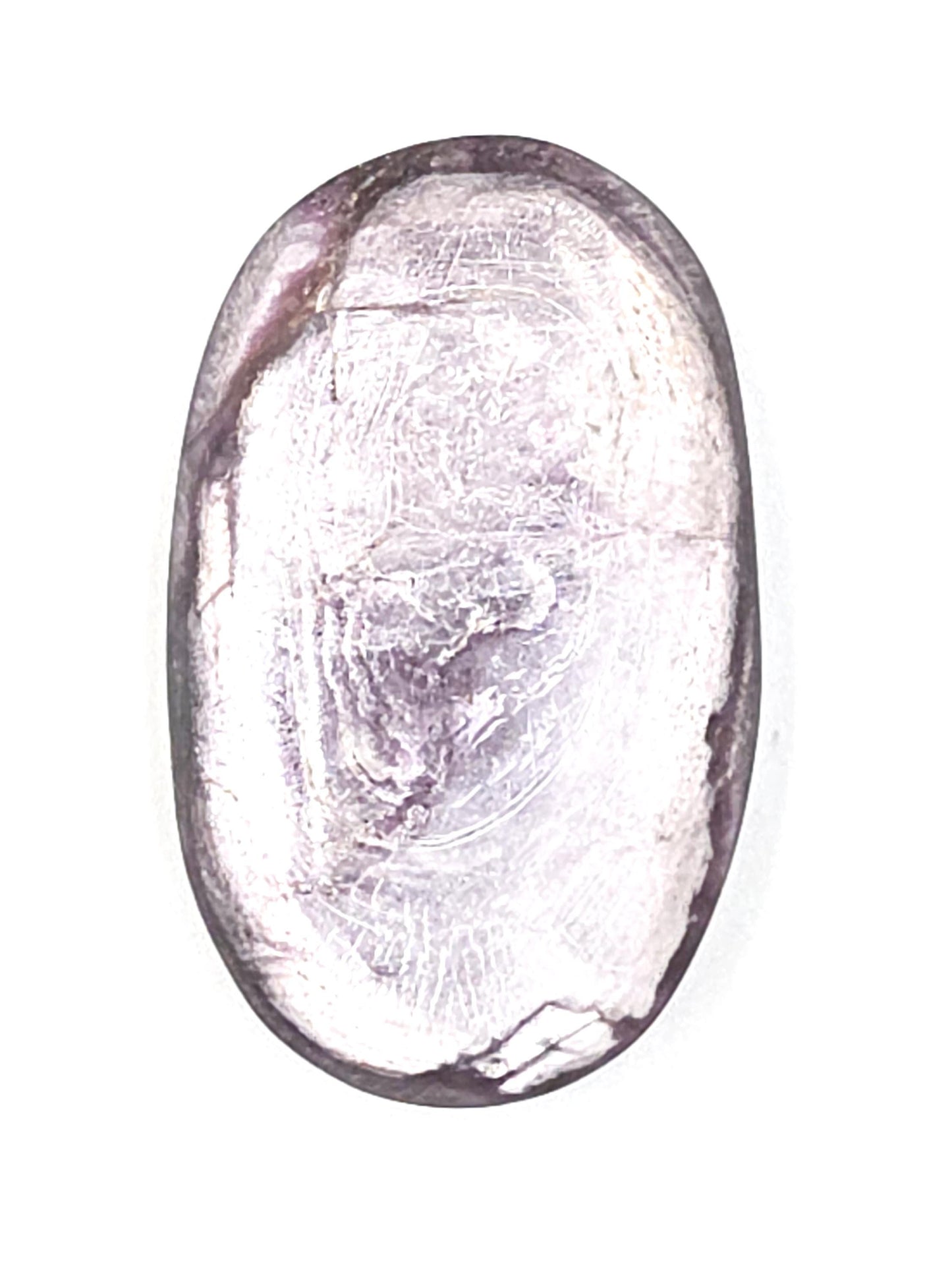 Purple Mica Palm Stone - Insight & Transformation Healing Crystal, 50g