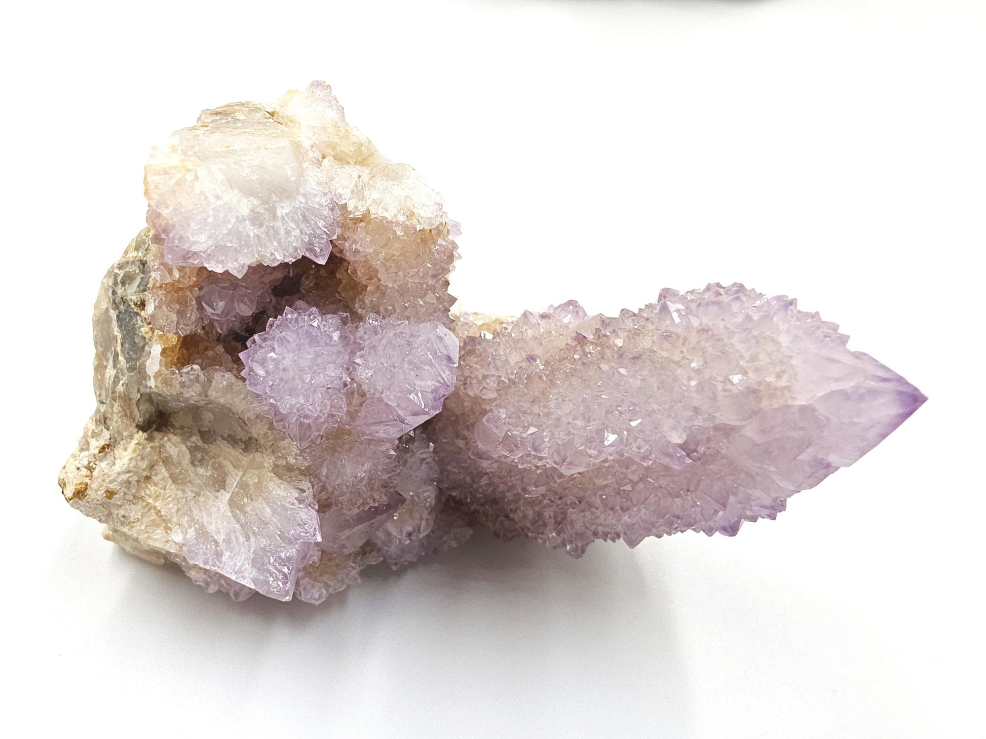 Amethyst Spirit Quartz Cluster - Spiritual Protection, Harmony & High-Vibration Healing Crystal, 209g