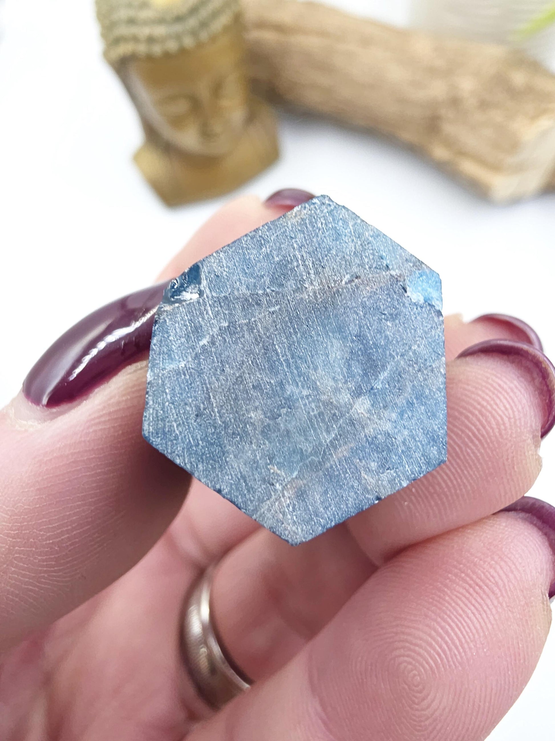 Blue Apatite Tower - Inspiration, Focus & Motivation Crystal Point, 75g