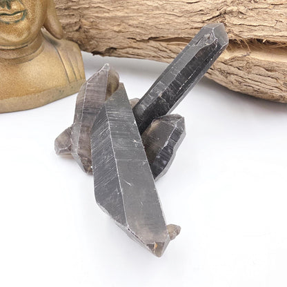 Dark Smoky Quartz Raw Cluster – Deep Grounding, Protection & Energy Cleansing Crystal, 230g