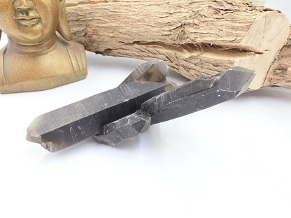 Dark Smoky Quartz Raw Cluster – Deep Grounding, Protection & Energy Cleansing Crystal, 230g