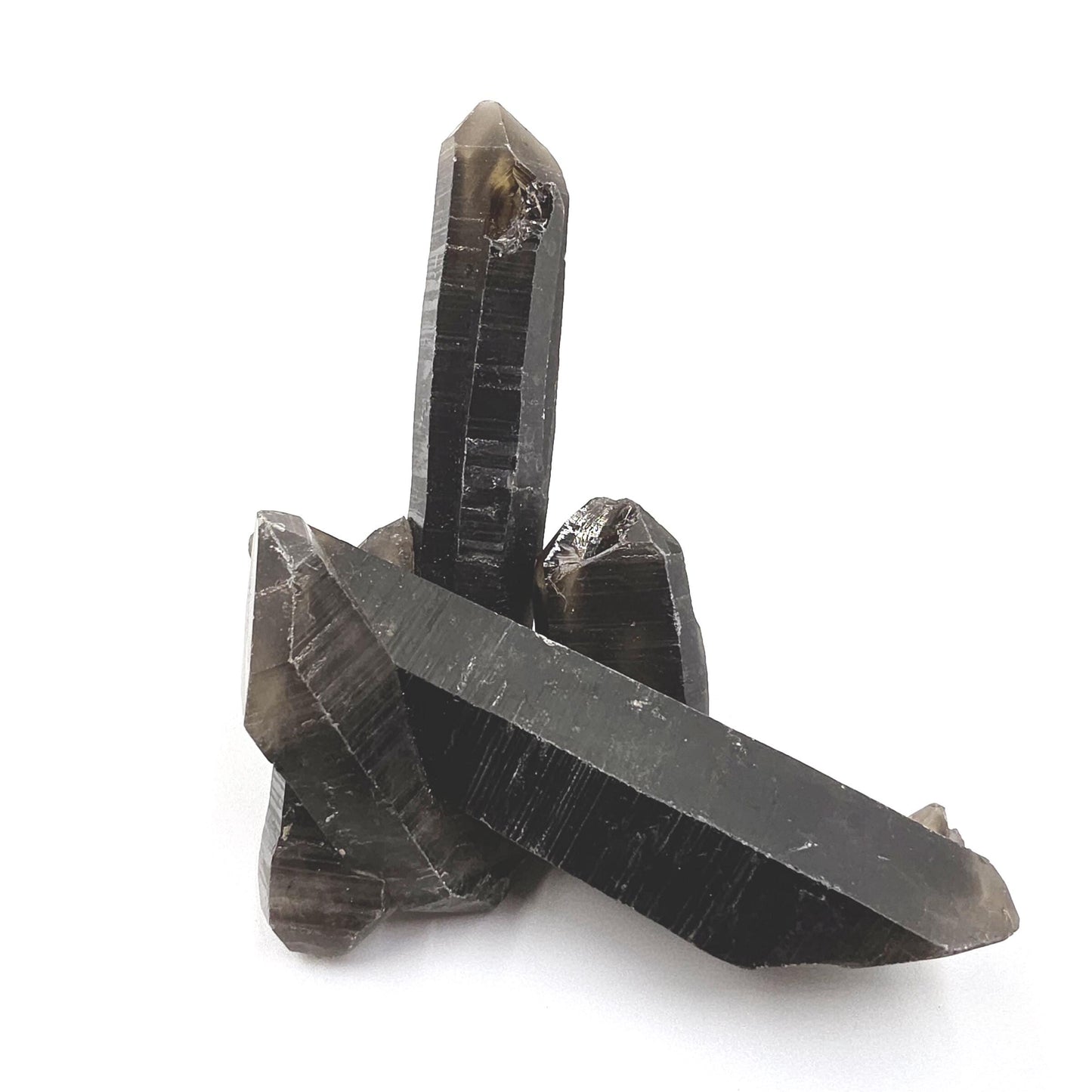 Dark Smoky Quartz Raw Cluster – Deep Grounding, Protection & Energy Cleansing Crystal, 230g
