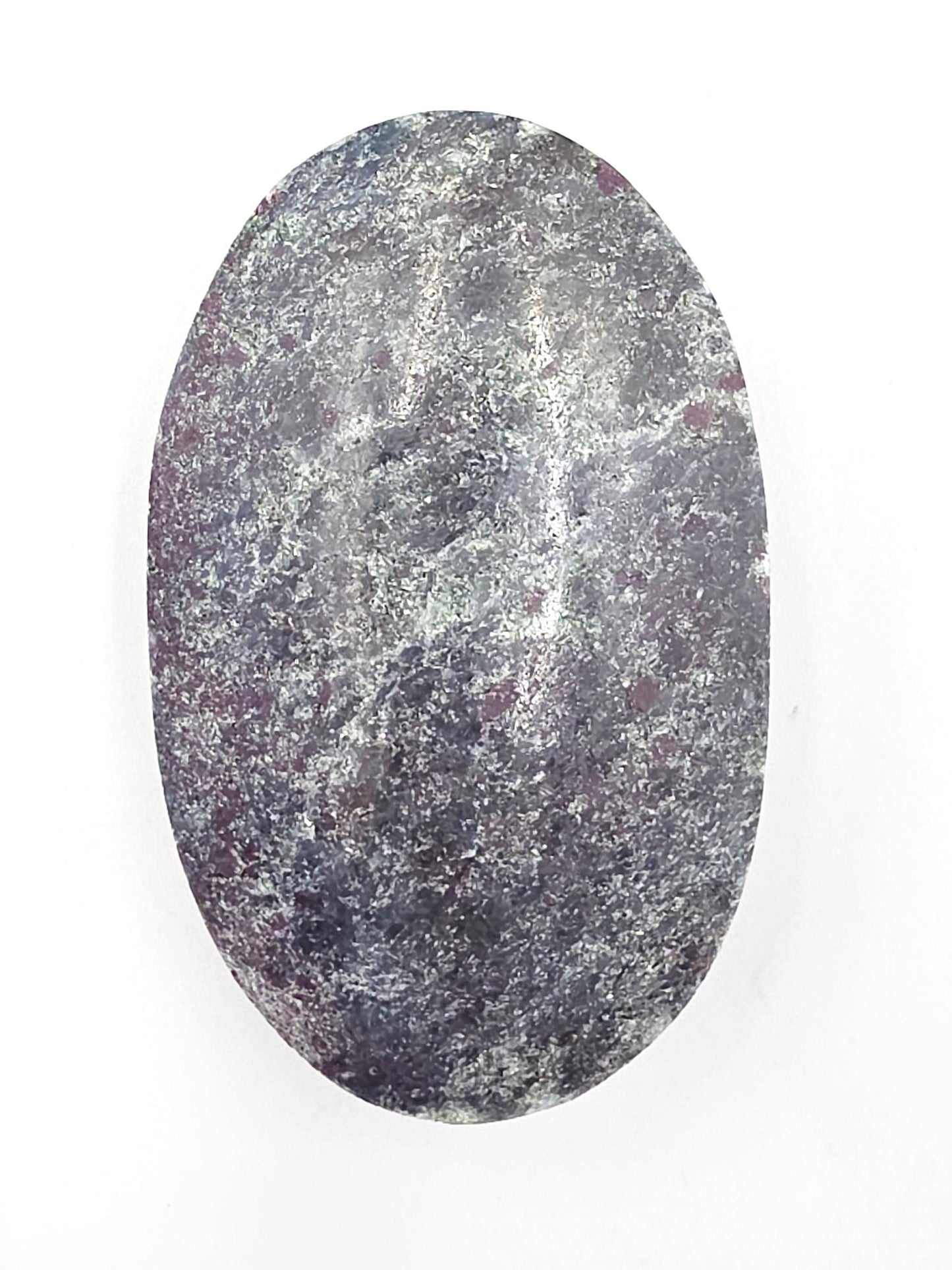 Large Ruby in Fuchsite Palm Stone (UV Reactive) – Heart Healing, Strength & Emotional Balance Crystal, 145g