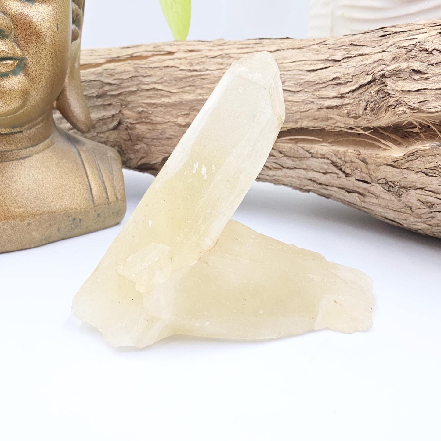 Raw Citrine Cluster – Natural Golden Quartz for Abundance, Joy & Manifestation Energy, 160g