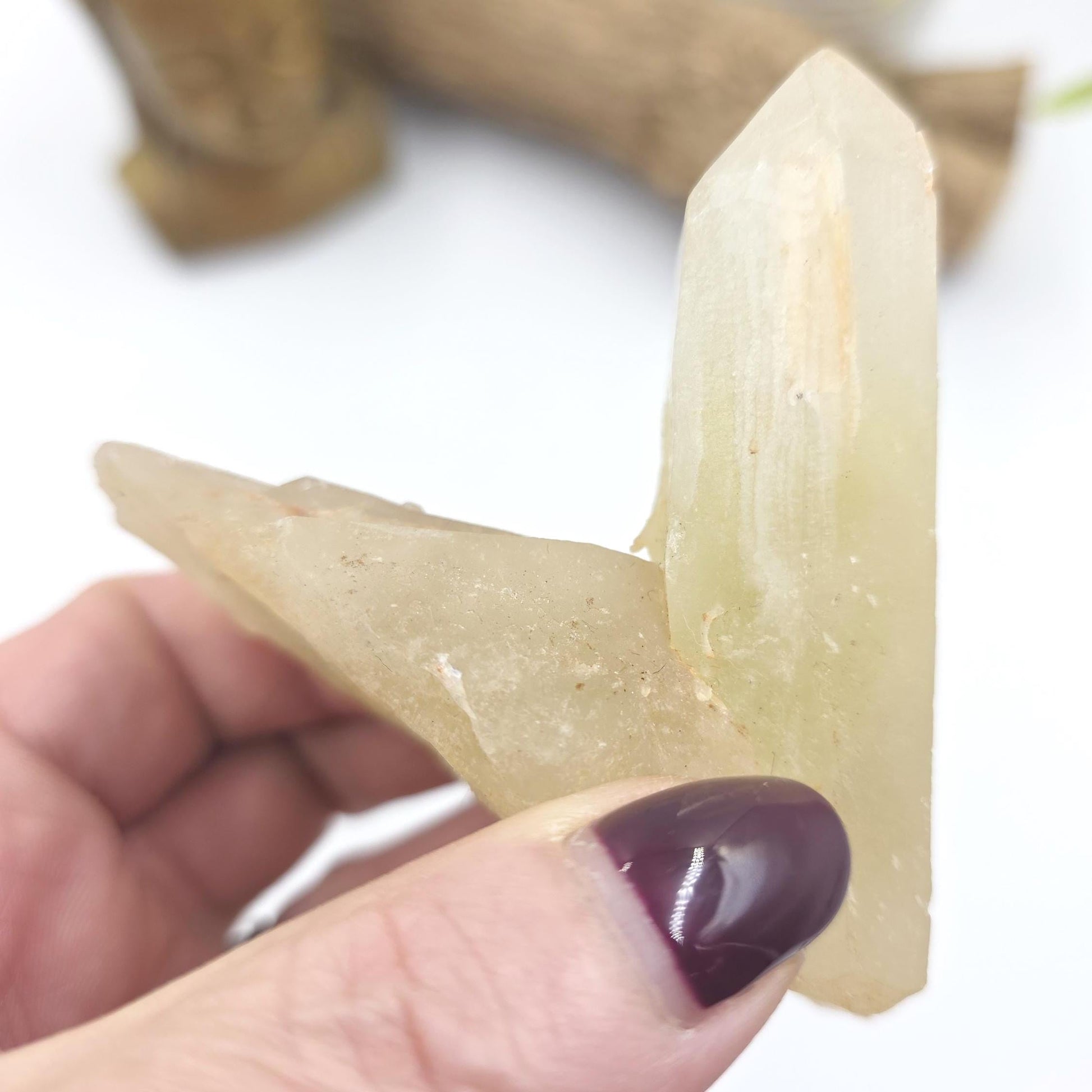 Raw Citrine Cluster – Natural Golden Quartz for Abundance, Joy & Manifestation Energy, 160g