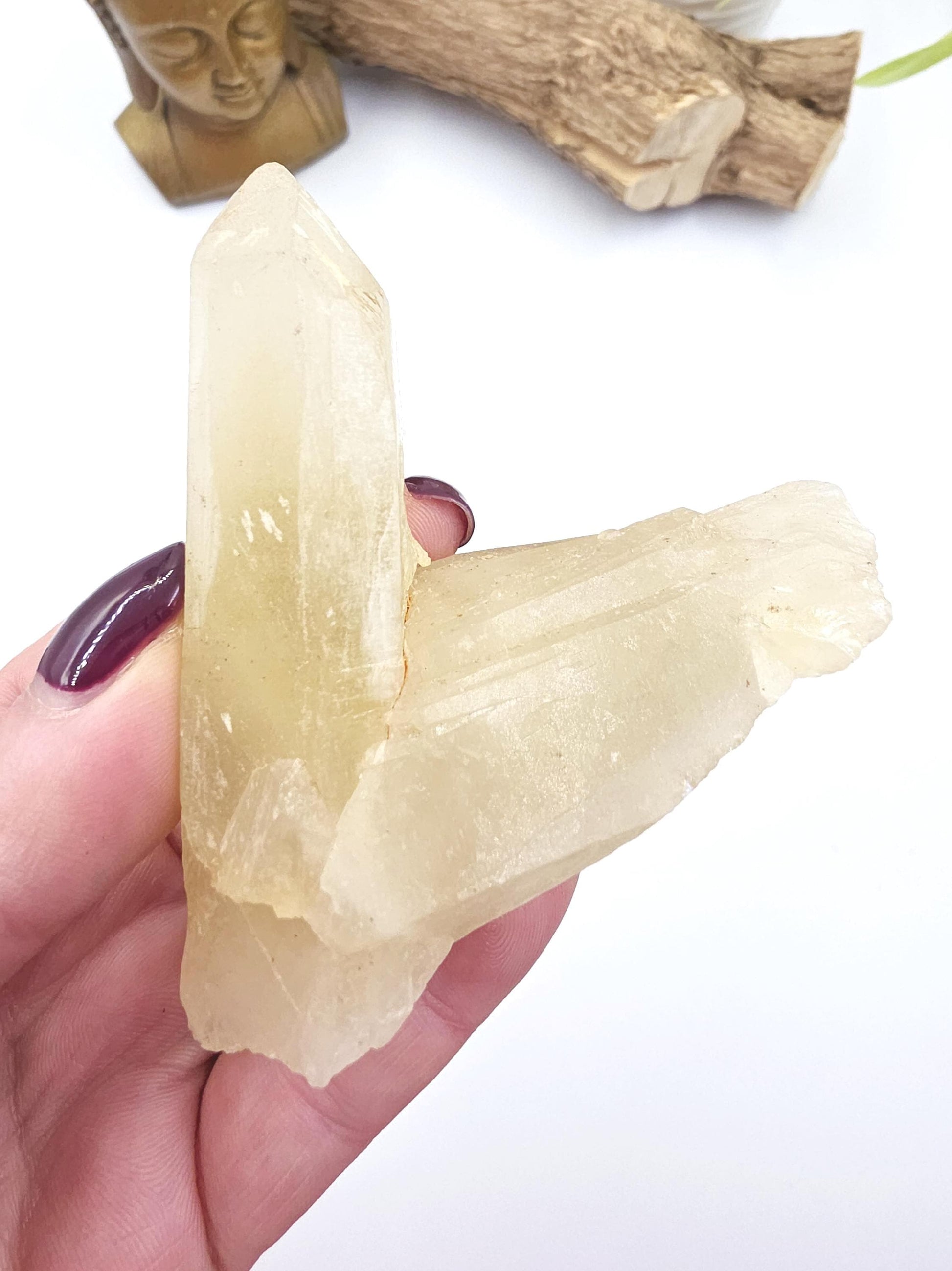 Raw Citrine Cluster – Natural Golden Quartz for Abundance, Joy & Manifestation Energy, 160g