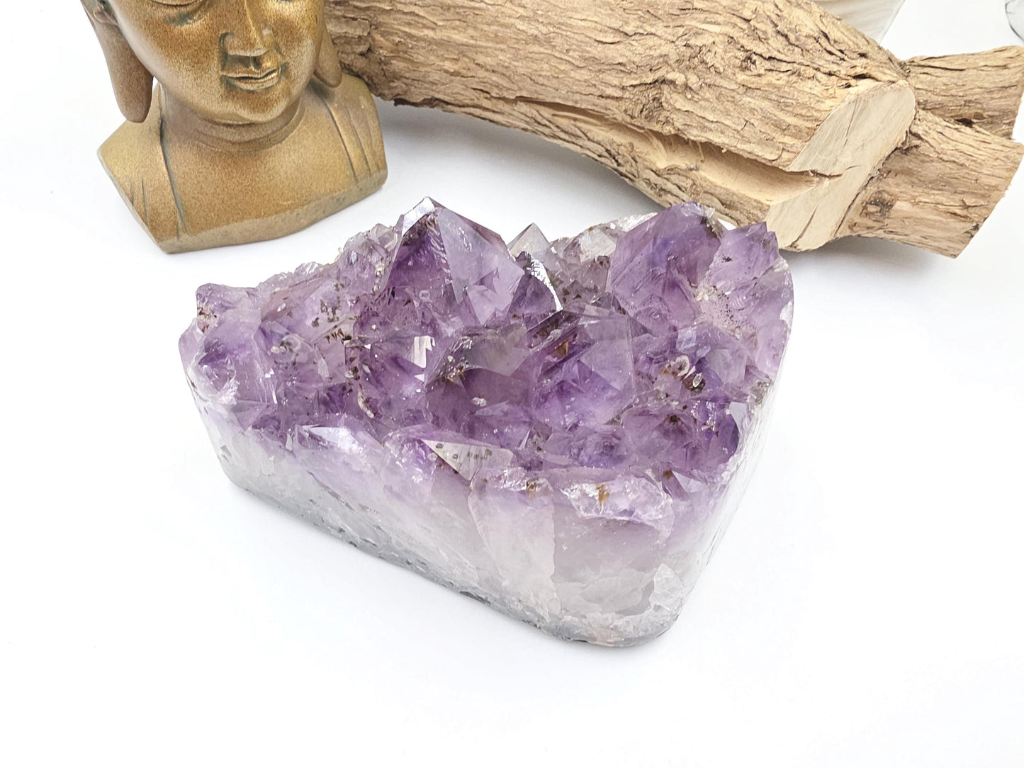 Large Amethyst Rutilated Quartz Cluster – Spiritual Clarity, Amplified Energy & Intuitive Insight Crystal, 1740g