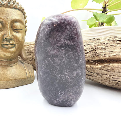Dark Lepidolite Freeform – Stress Relief, Emotional Balance & Calming Healing Crystal, 665g