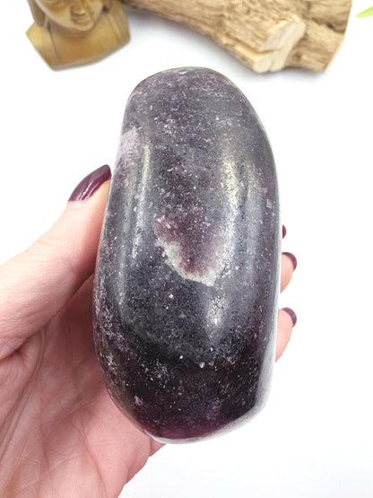 Dark Lepidolite Freeform – Stress Relief, Emotional Balance & Calming Healing Crystal, 665g