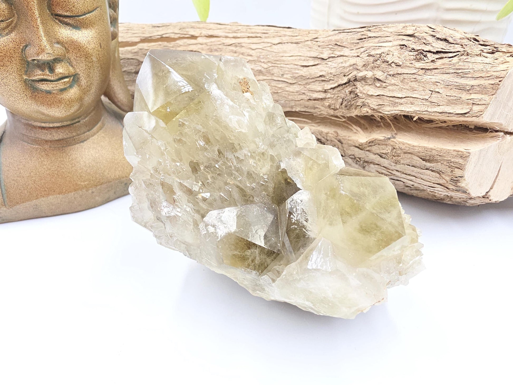 Raw Citrine Pineapple Cluster – Abundance, Joy & High-Vibration Solar Energy Crystal, 545g