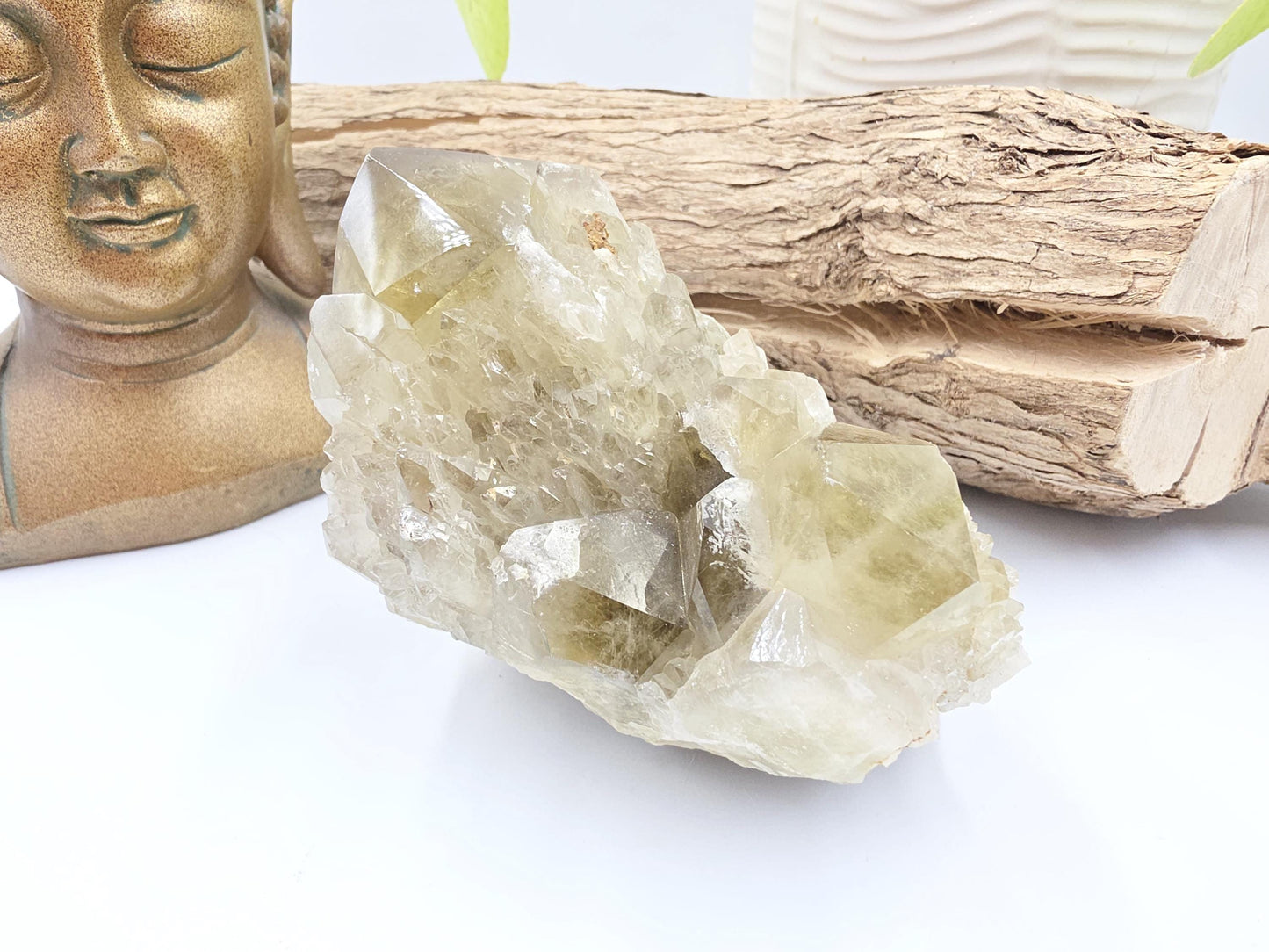 Raw Citrine Pineapple Cluster – Abundance, Joy & High-Vibration Solar Energy Crystal, 545g
