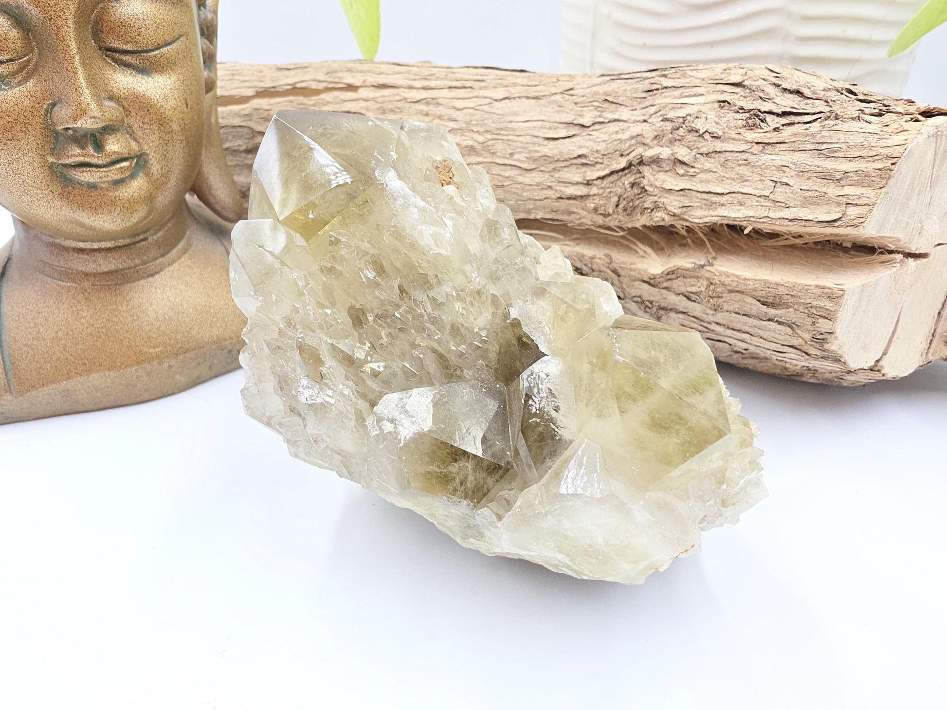 Raw Citrine Pineapple Cluster – Abundance, Joy & High-Vibration Solar Energy Crystal, 545g