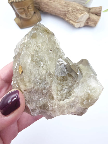 Raw Citrine Pineapple Cluster – Abundance, Joy & High-Vibration Solar Energy Crystal, 545g