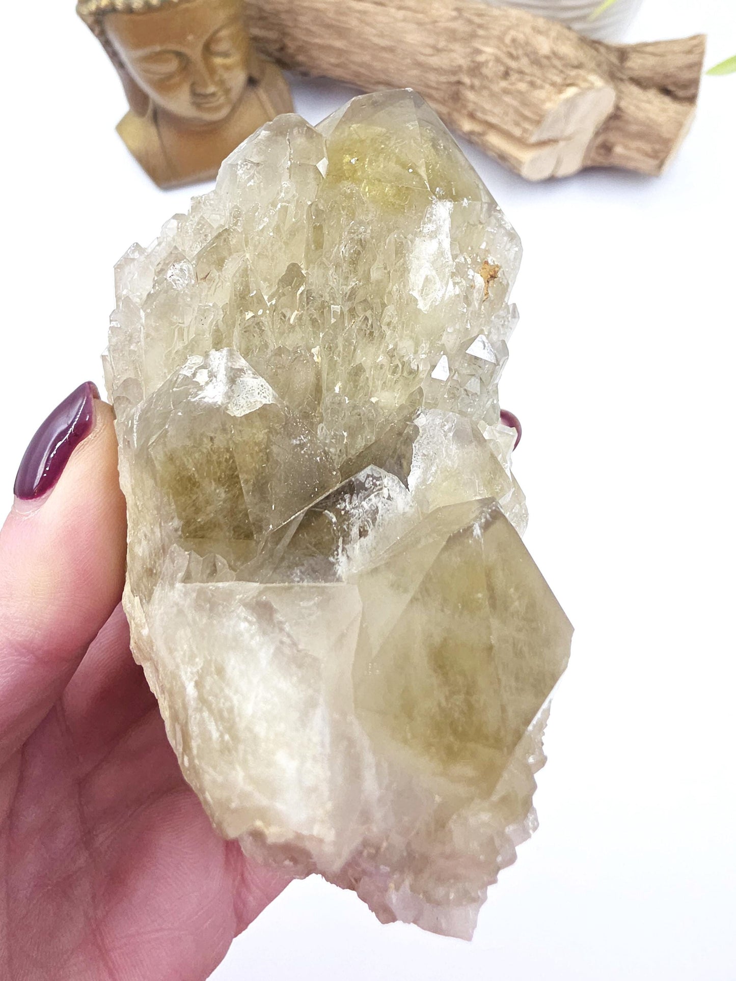 Raw Citrine Pineapple Cluster – Abundance, Joy & High-Vibration Solar Energy Crystal, 545g