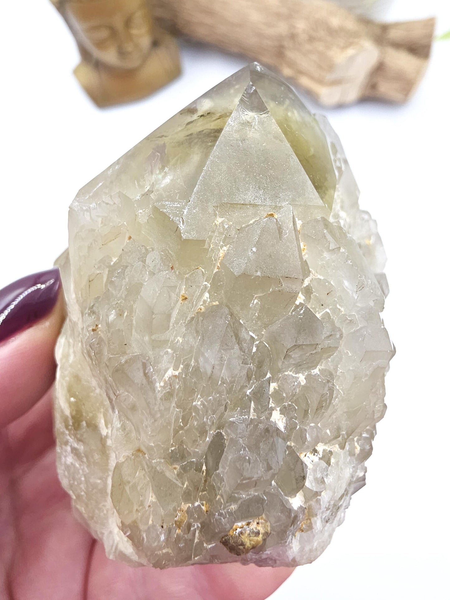 Raw Citrine Pineapple Cluster – Abundance, Joy & High-Vibration Solar Energy Crystal, 545g