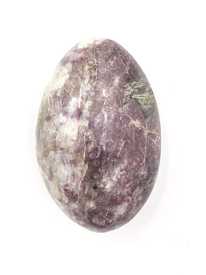 Plum Tourmaline Palm Stone – Love, Compassion & Emotional Healing Crystal, 115g