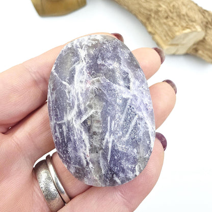 Unicorn Stone Palm Stone (Pegmatite) – Calm, Comfort & Emotional Healing Crystal, 75g