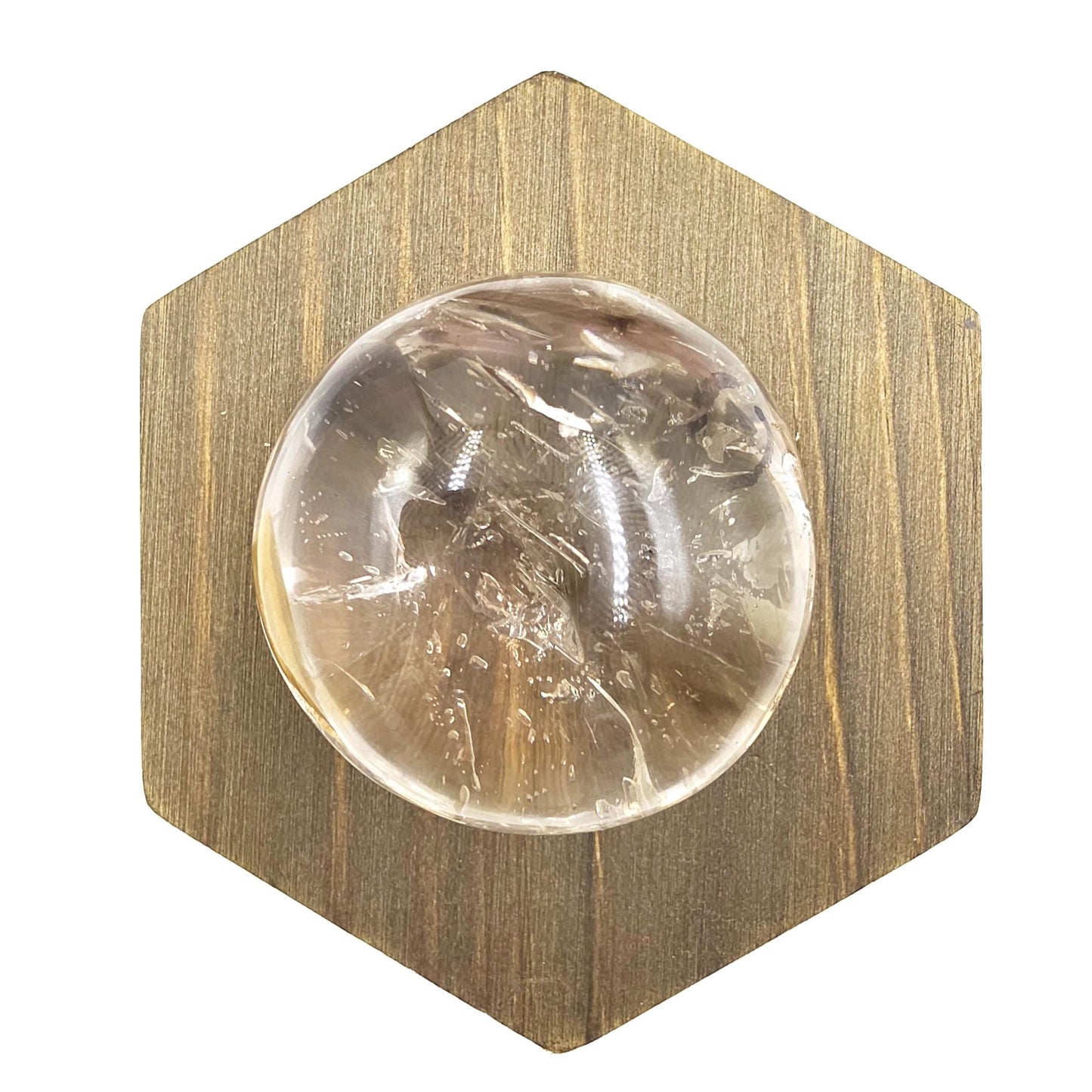 High Grade Enhydro Clear Quartz Palm Stone – 3 Moving Water Bubbles, Natural Rainbows & Amplifying Energy Crystal, 85g