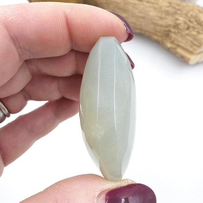 Green Moonstone Palm - Heart Chakra & Emotional Balance Healing Crystal, 50g