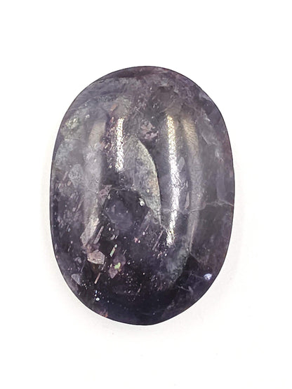 Cordierite (Iolite) Palm Stone – Intuition, Insight & Third Eye Chakra Crystal, 50g