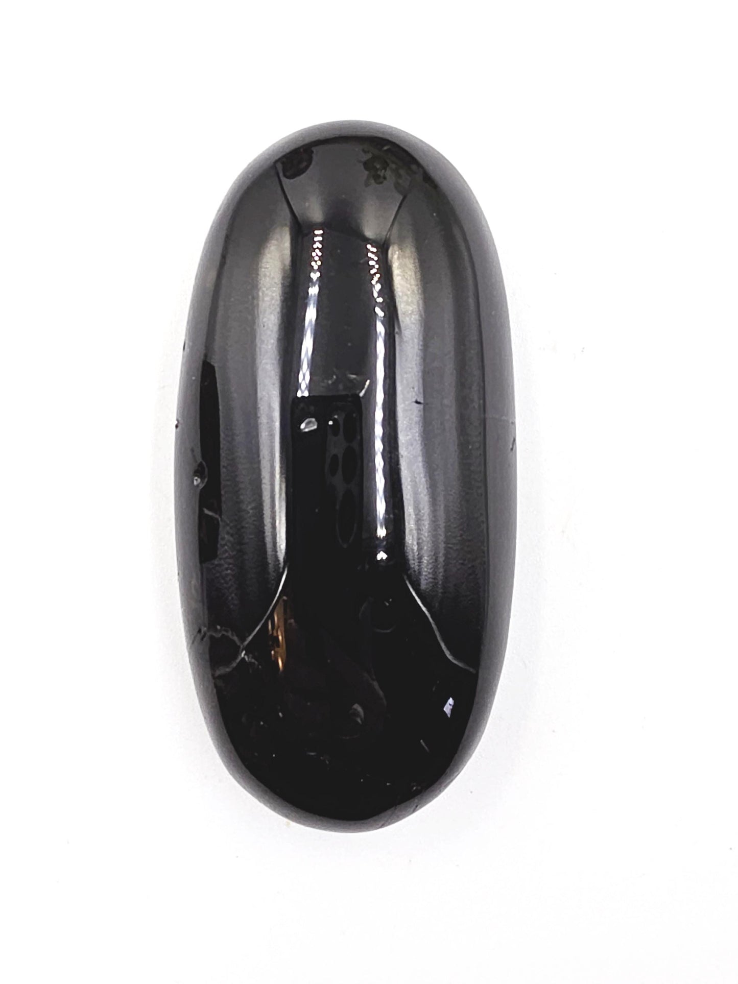 Dark Smoky Quartz Palm Stone – Grounding, Protection & Root Chakra Energy Crystal, 105g
