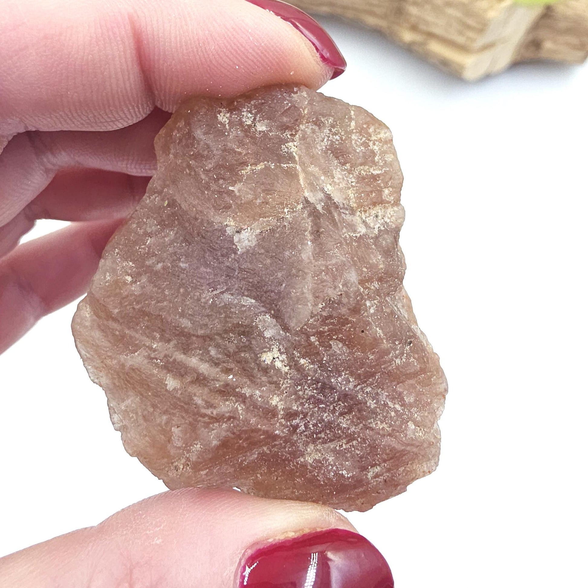 Sparkly Raw Sunstone Specimen – Joy, Confidence & Positive Energy Natural Crystal Piece, 60g