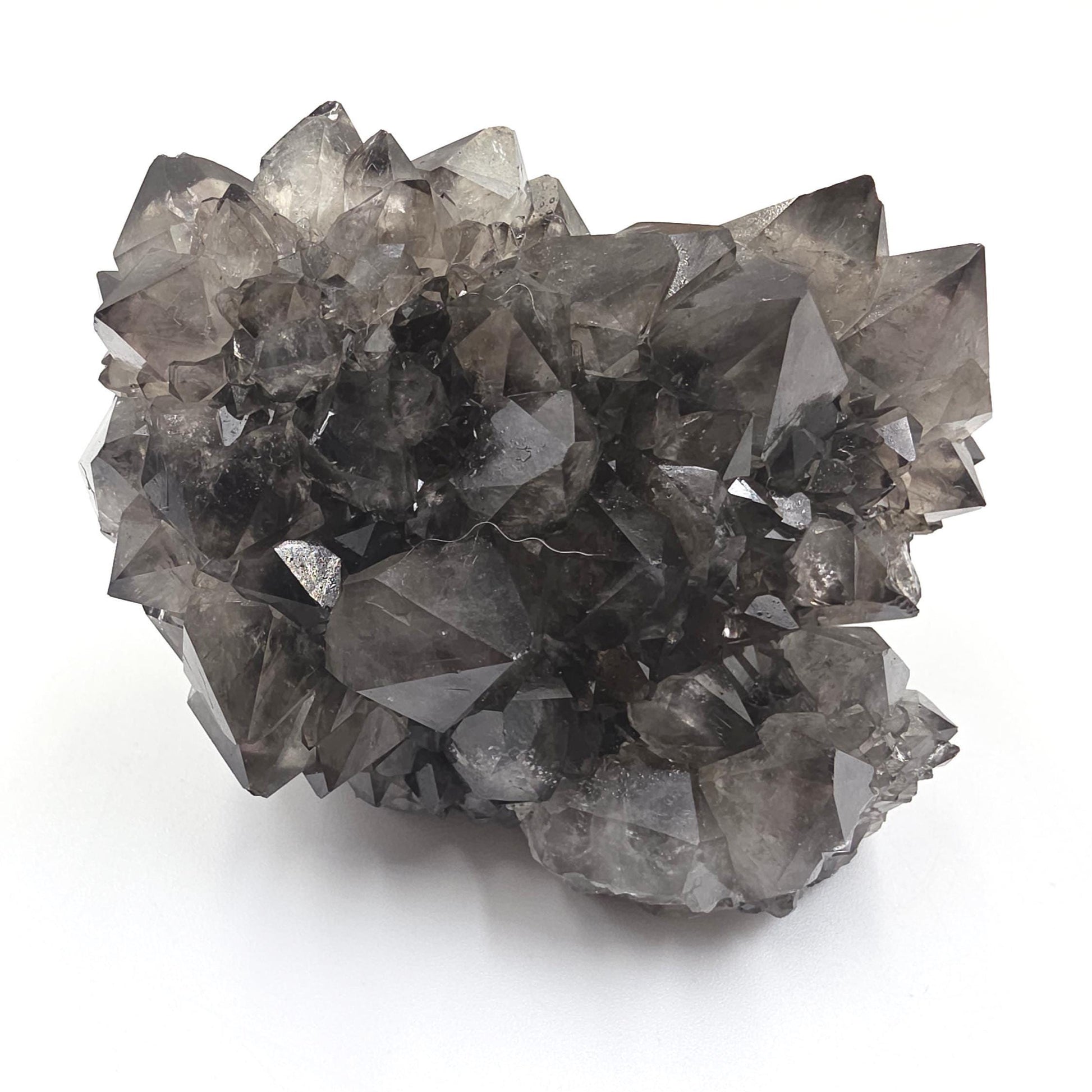 Large Rare Black Spirit Quartz Cluster - Protective & Spiritual Growth Crystal - 235g