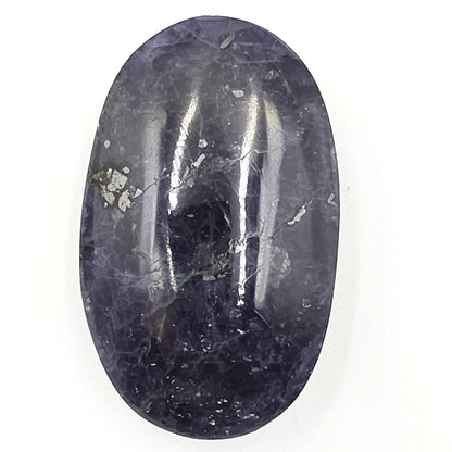 Iolite (Cordierite) Palm Stone – Intuition, Insight & Third Eye Chakra Crystal, 65g