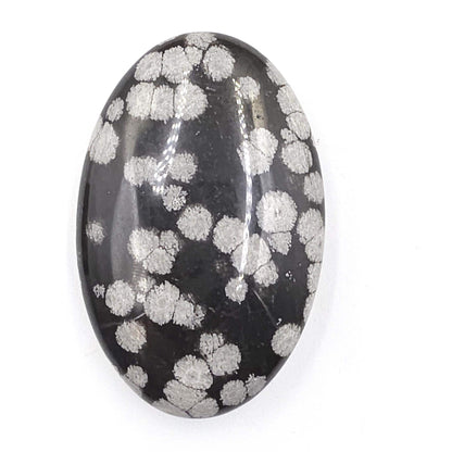 Snowflake Obsidian Palm Stone – Grounding, Protection & Emotional Balance Crystal, 40g