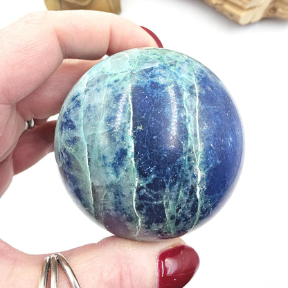 Large Quantum Quattro Sphere – Emotional Healing, Heart Chakra Balance & Spiritual Growth Crystal, 86mm